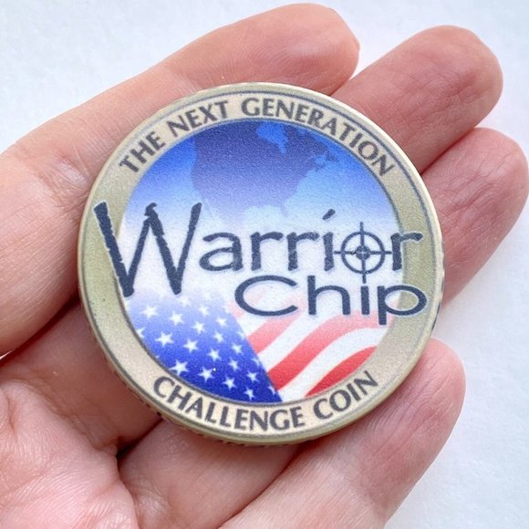Warrior Chip Next Generation Military & Law Enforcement Challenge Coin 1.7” - Picture 4 of 6